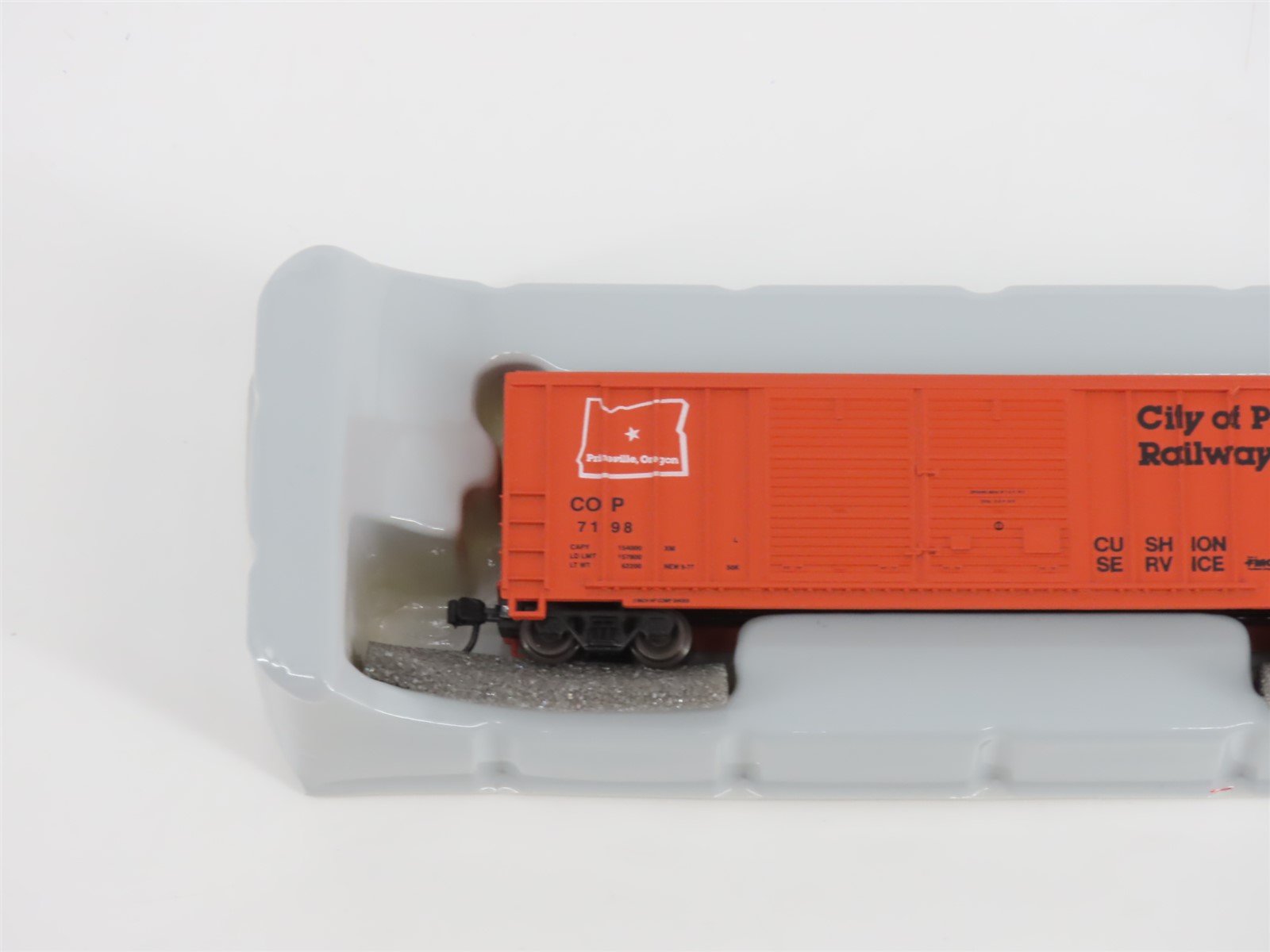 N Scale Athearn 11272 COP City of Princeville 50' Double Door Box Car #7198