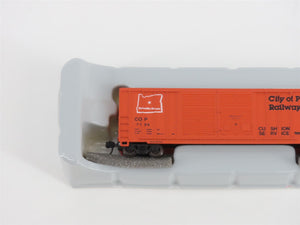 N Scale Athearn 11272 COP City of Princeville 50' Double Door Box Car #7198