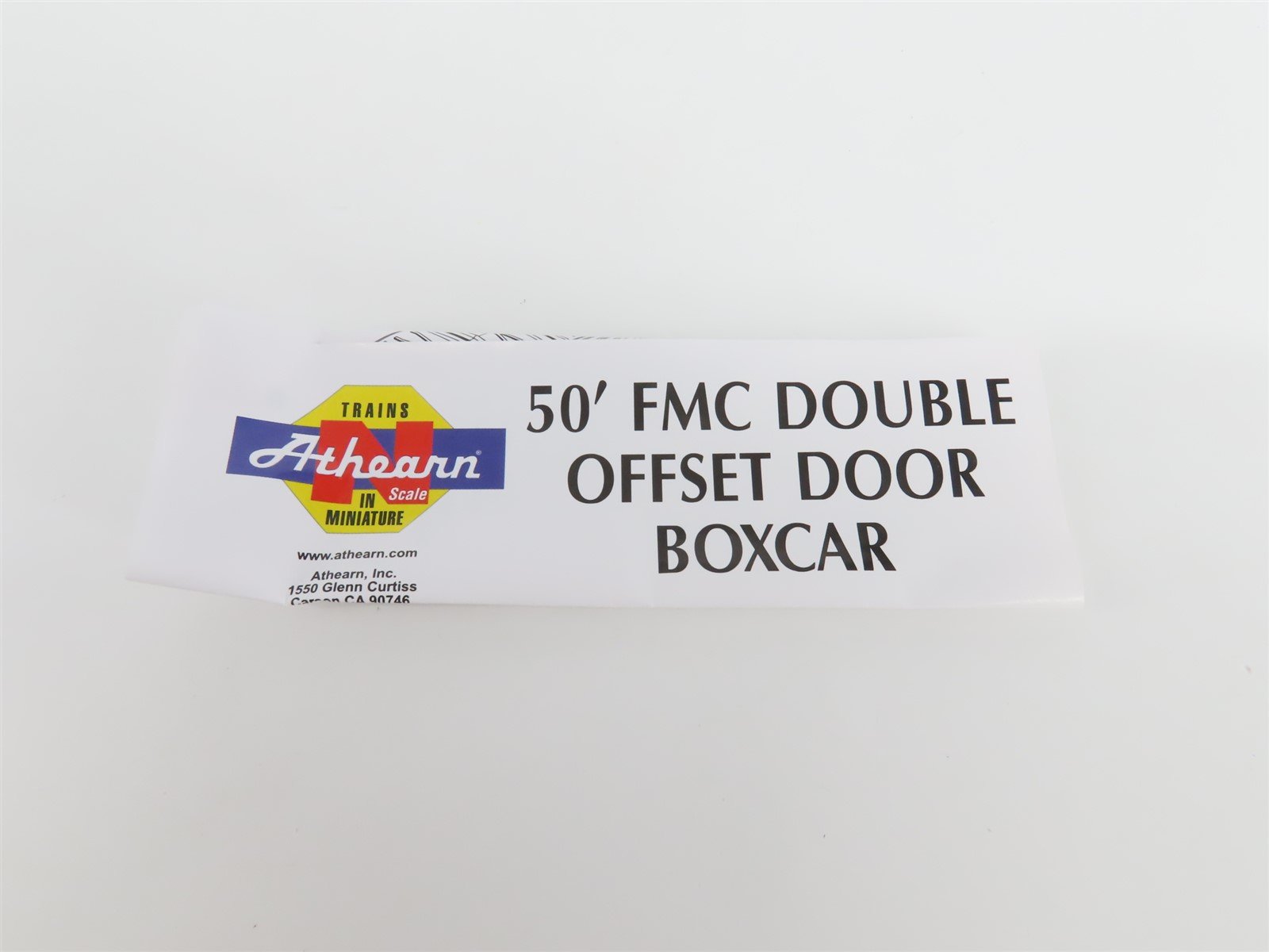 N Scale Athearn 11281 YW Yreka Western 50' Offset Double Door Box Car #25104