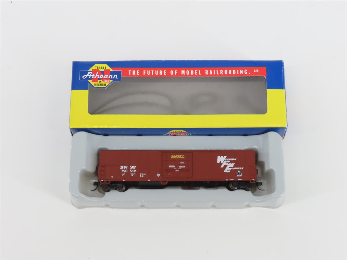N Scale Athearn 11128 BNSF Railway WFE 57&#39; Mechanical Reefer #790512