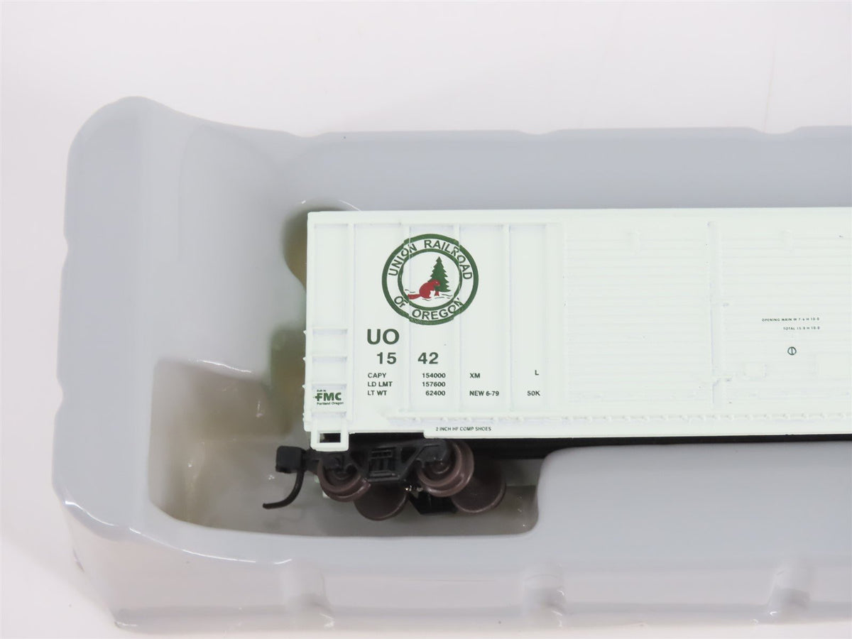 N Scale Athearn 11280 UO Union Railroad of Oregon 50&#39; Double Door Box Car #1542