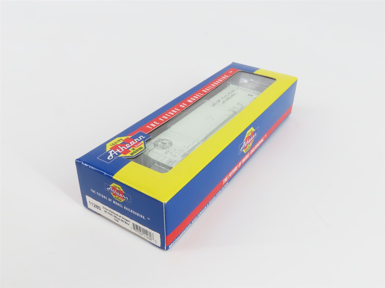 N Scale Athearn 11280 UO Union Railroad of Oregon 50' Double Door Box Car #1542