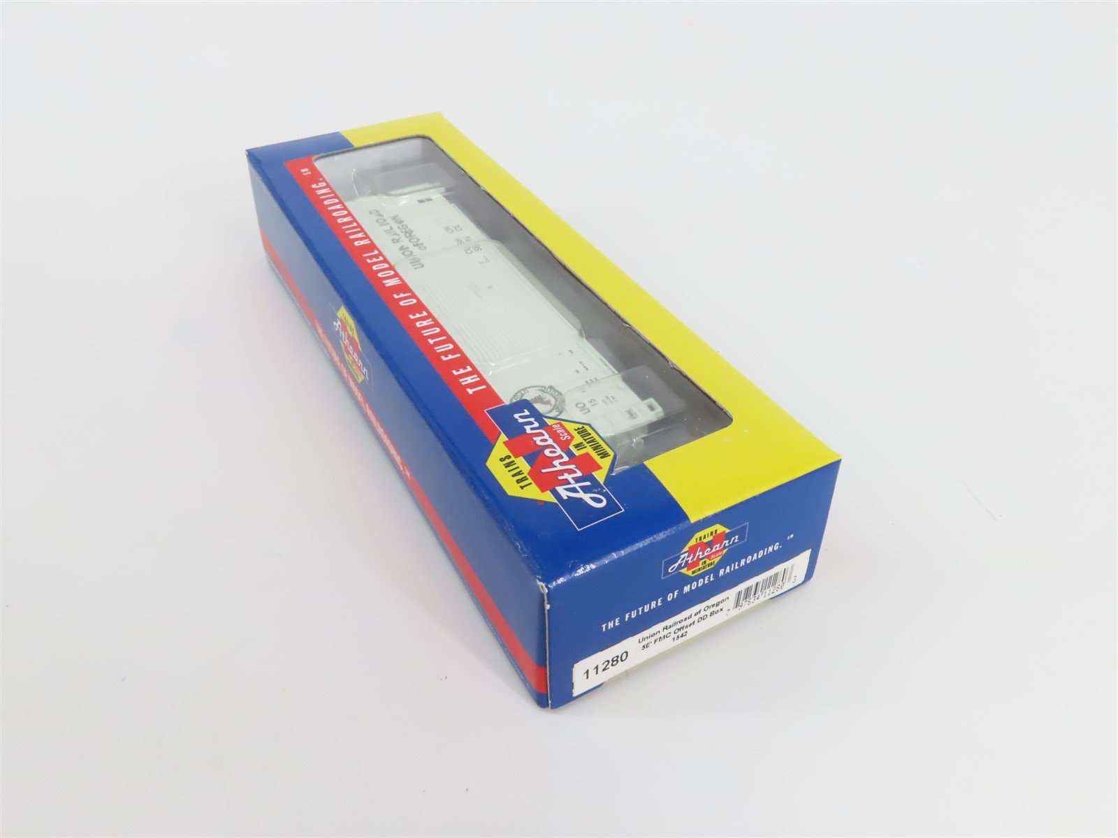 N Scale Athearn 11280 UO Union Railroad of Oregon 50' Double Door Box Car #1542