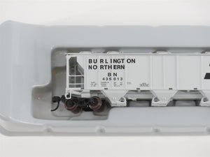N Scale Athearn 11355 BN Burlington Northern 3-Bay Covered Hopper #435013