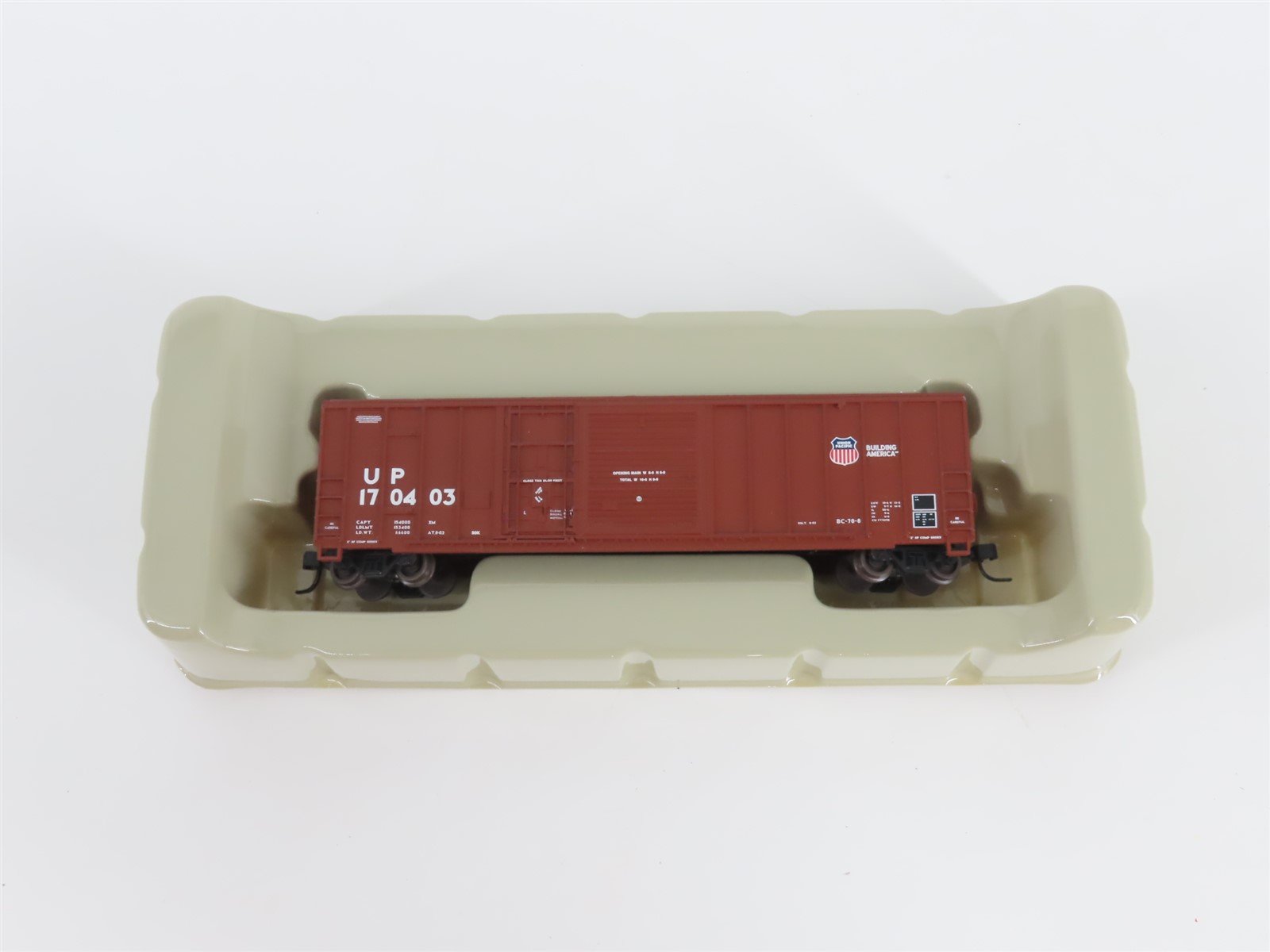 N Scale Athearn 11151 UP Union Pacific 50' Plug & Sliding Door Box Car #170403