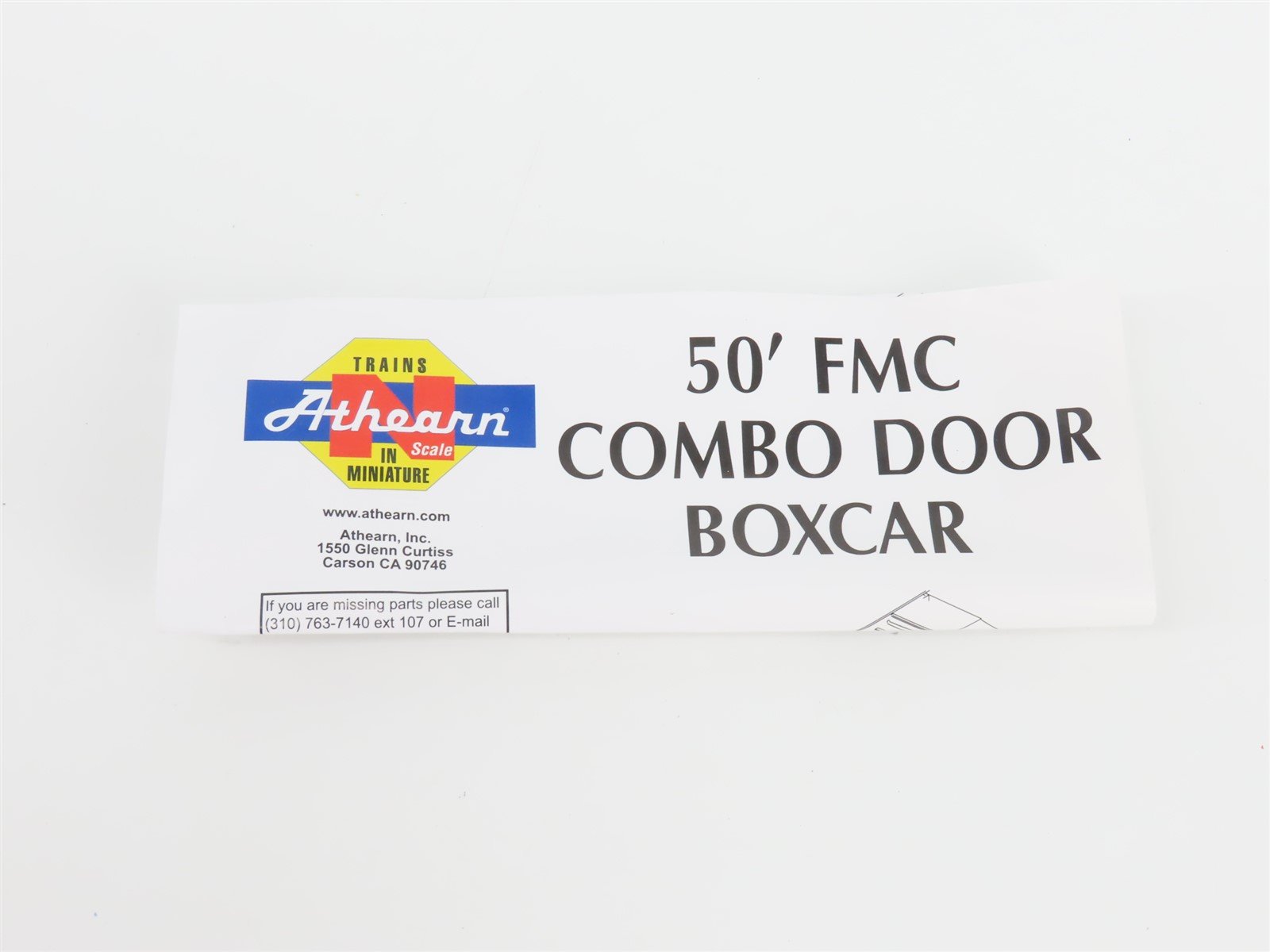 N Scale Athearn 11151 UP Union Pacific 50' Plug & Sliding Door Box Car #170403