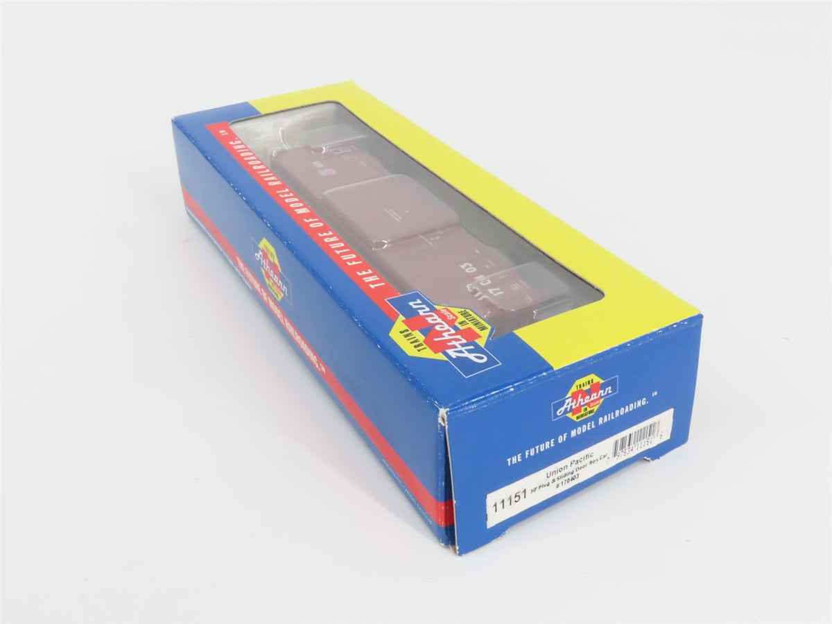 N Scale Athearn 11151 UP Union Pacific 50&#39; Plug &amp; Sliding Door Box Car #170403