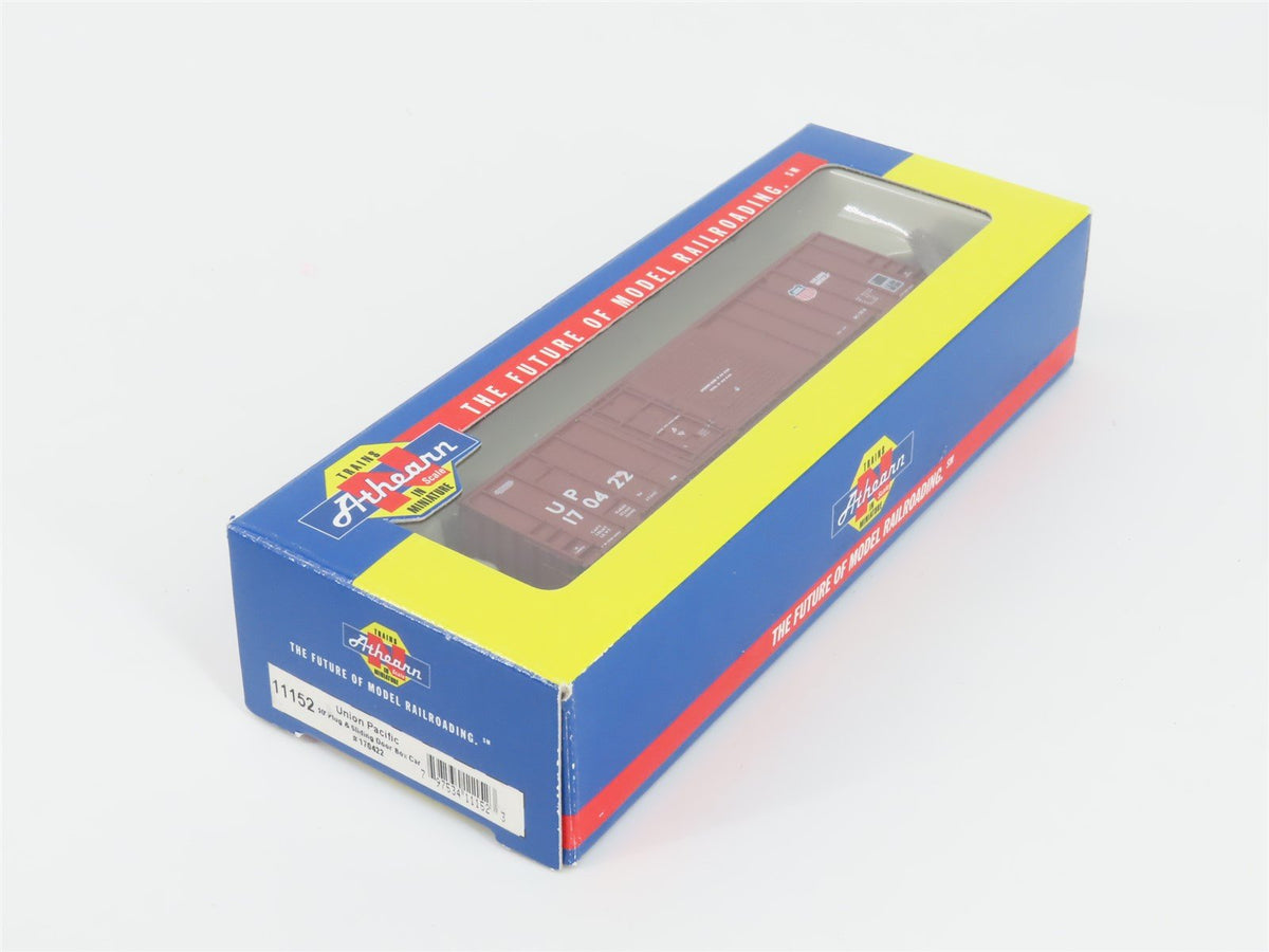 N Scale Athearn 11152 UP Union Pacific 50&#39; Plug &amp; Sliding Door Box Car #170422