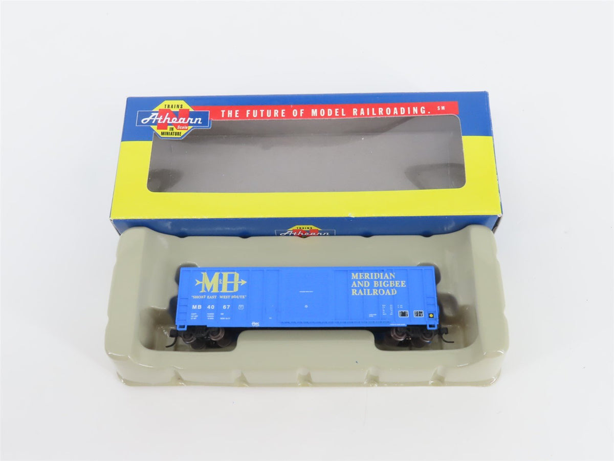 N Scale Athearn 11188 MB Meridian &amp; Bigbee 50&#39; Single Door Box Car #4067