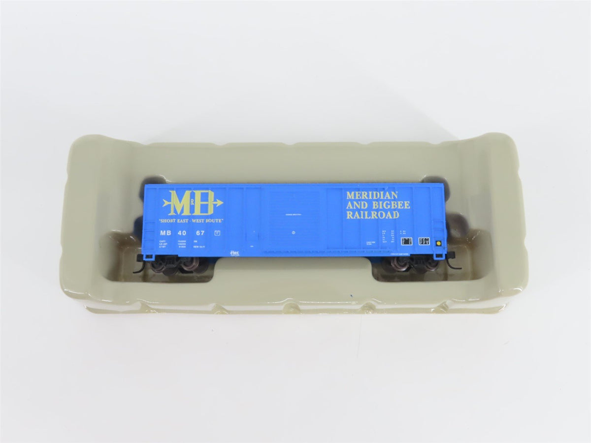 N Scale Athearn 11188 MB Meridian &amp; Bigbee 50&#39; Single Door Box Car #4067