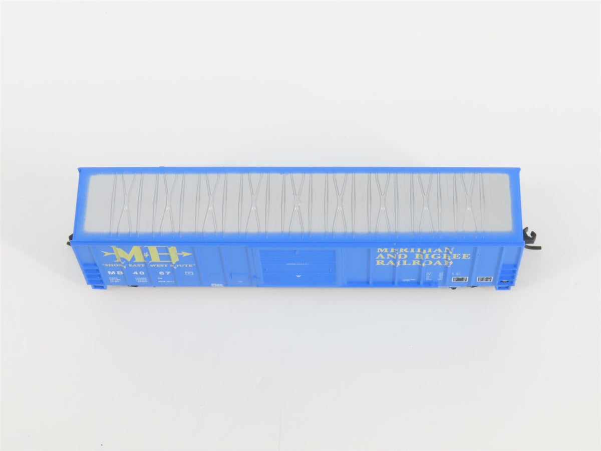 N Scale Athearn 11188 MB Meridian &amp; Bigbee 50&#39; Single Door Box Car #4067