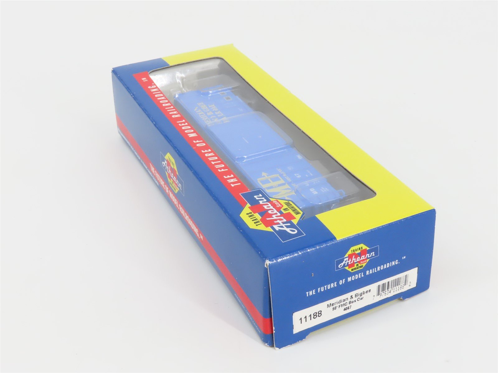 N Scale Athearn 11188 MB Meridian & Bigbee 50' Single Door Box Car #4067