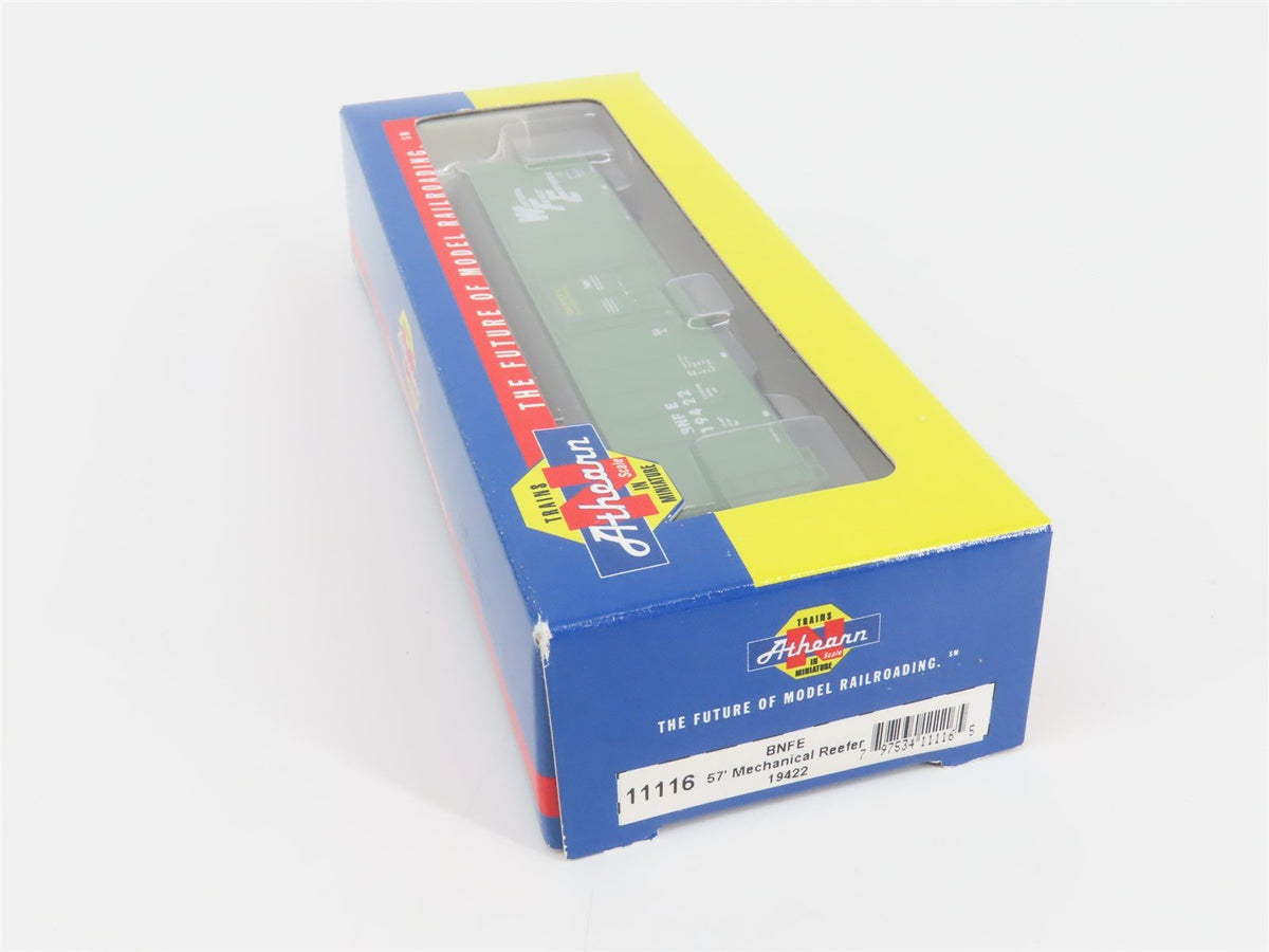 N Scale Athearn 11116 BNFE Burlington Northern WFE 57&#39; Mechanical Reefer #19422