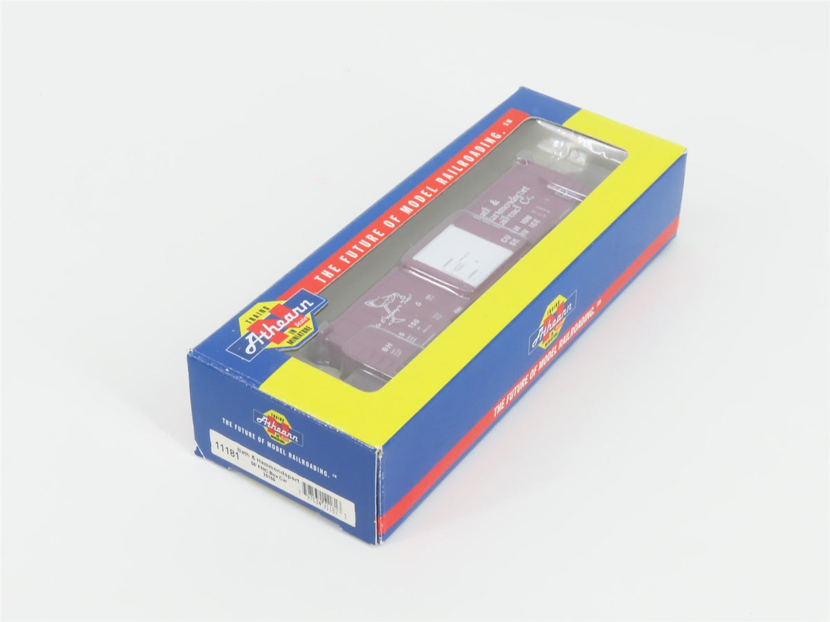 N Scale Athearn 11181 BH Bath &amp; Hammondsport 50&#39; Single Door Box Car #25150