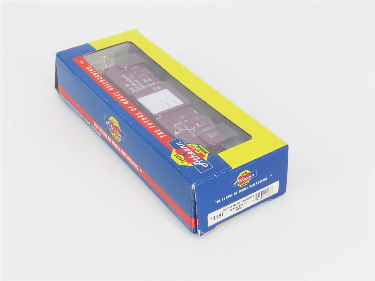 N Scale Athearn 11181 BH Bath &amp; Hammondsport 50&#39; Single Door Box Car #25150