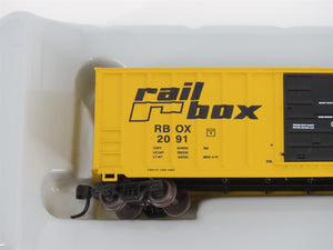 N Scale Athearn 10952 RBOX Railbox 50' Single Door Box Car #2091