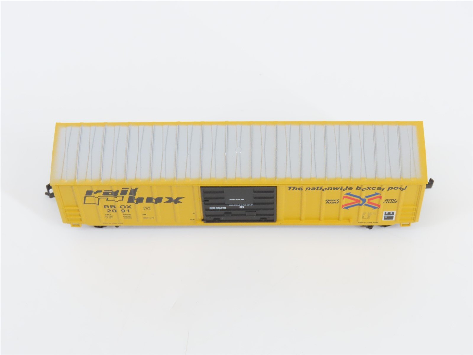 N Scale Athearn 10952 RBOX Railbox 50' Single Door Box Car #2091