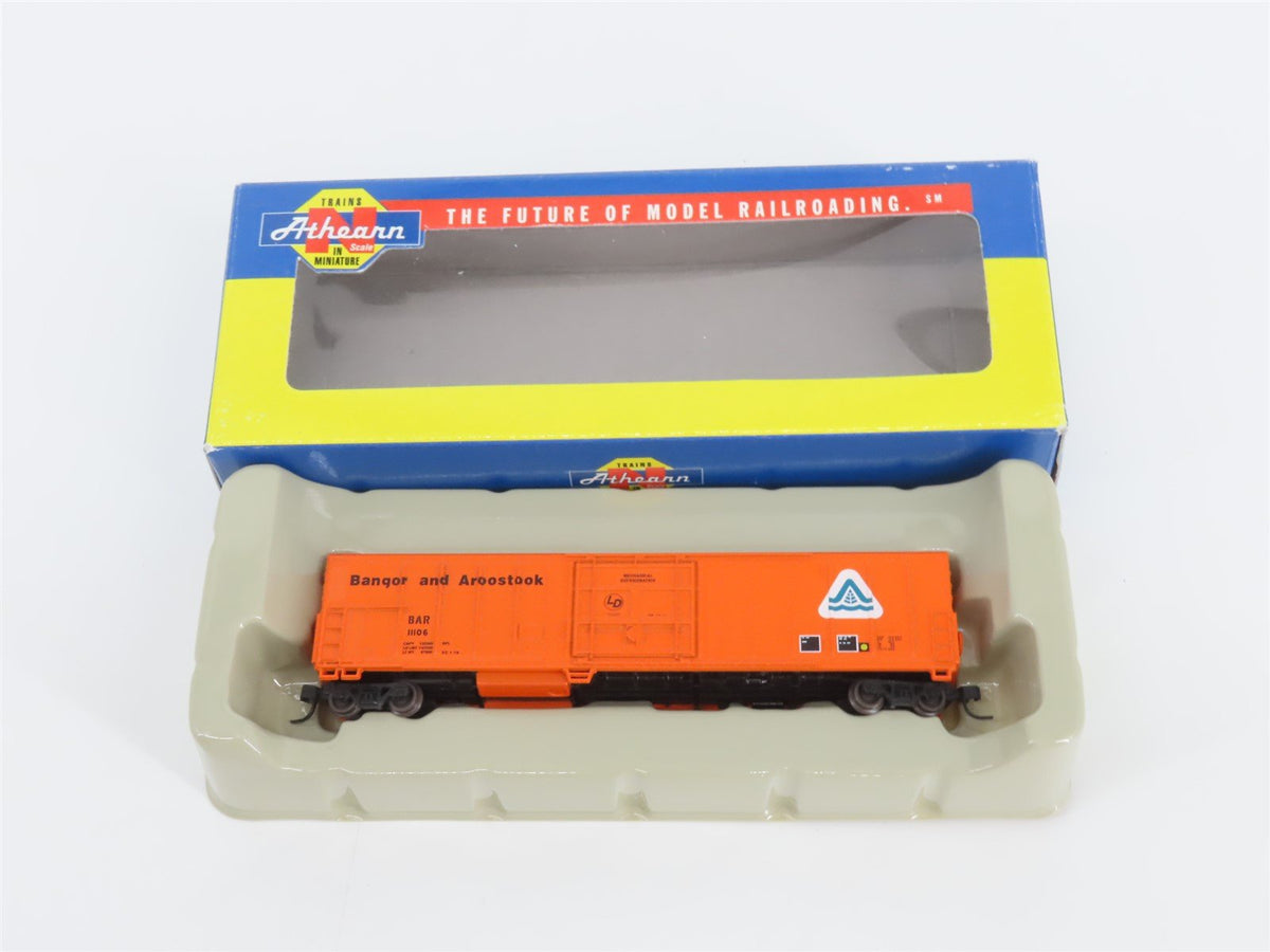 N Scale Athearn 11114 BAR Bangor &amp; Aroostook 57&#39; Mechanical Reefer #11106