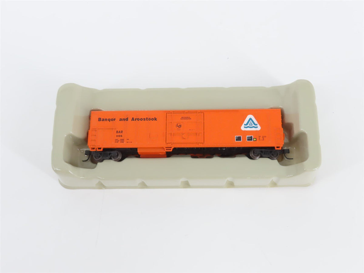 N Scale Athearn 11114 BAR Bangor &amp; Aroostook 57&#39; Mechanical Reefer #11106