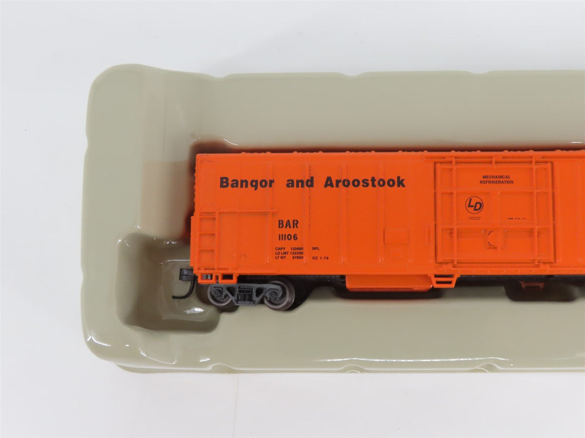 N Scale Athearn 11114 BAR Bangor &amp; Aroostook 57&#39; Mechanical Reefer #11106