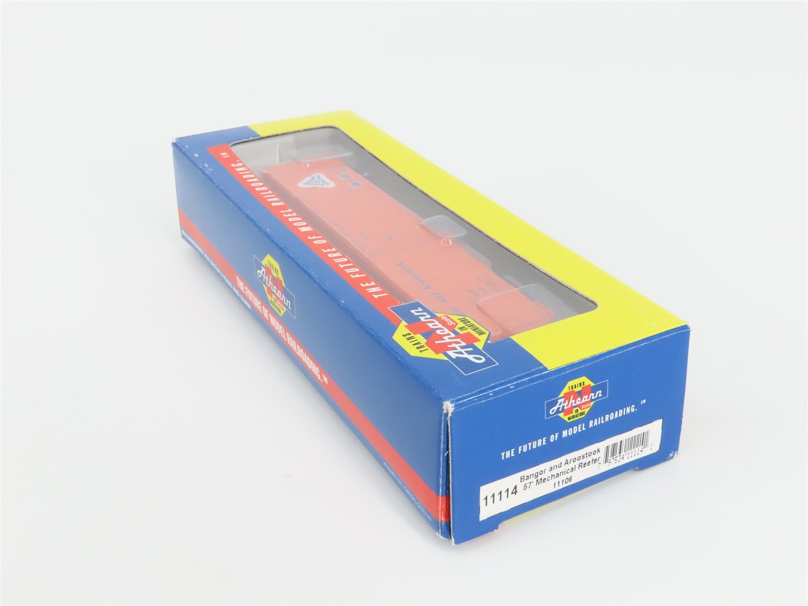 N Scale Athearn 11114 BAR Bangor & Aroostook 57' Mechanical Reefer #11106