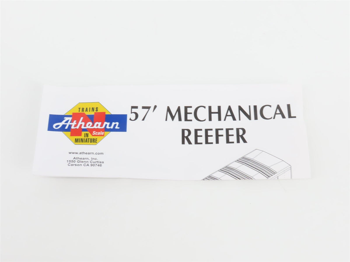 N Scale Athearn 11113 BAR Bangor &amp; Aroostook 57&#39; Mechanical Reefer #11133
