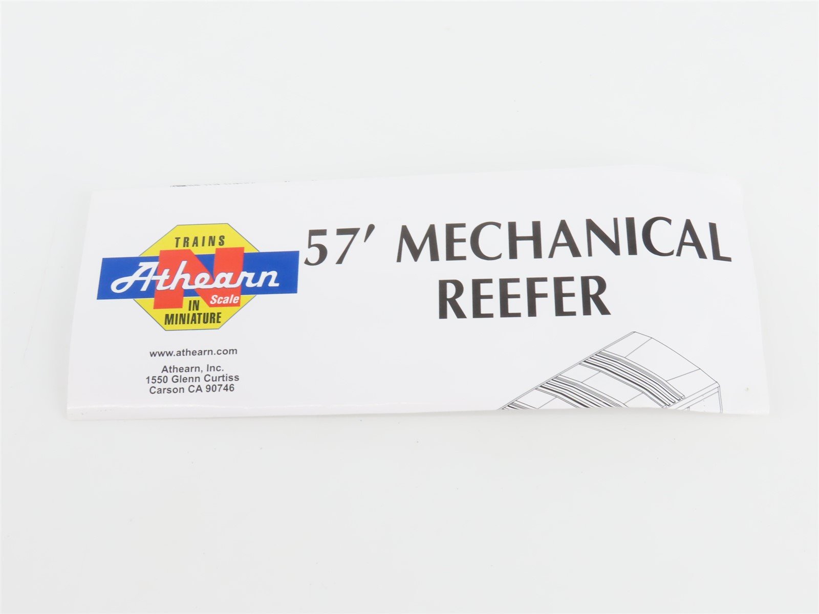 N Scale Athearn 11105 MEC Maine Central Pine Tree Route 57' Mechanical Reefer #1