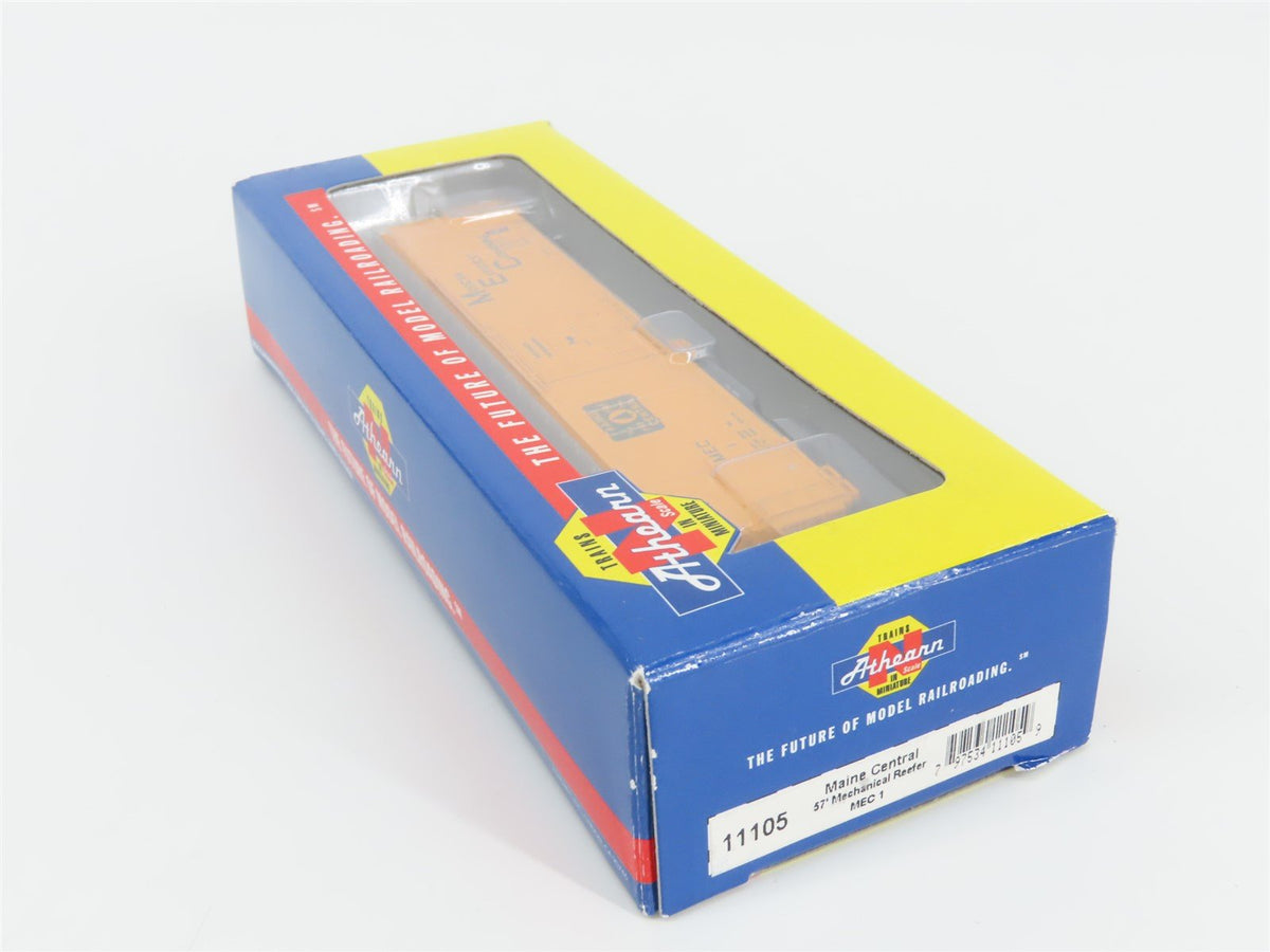 N Scale Athearn 11105 MEC Maine Central Pine Tree Route 57&#39; Mechanical Reefer #1