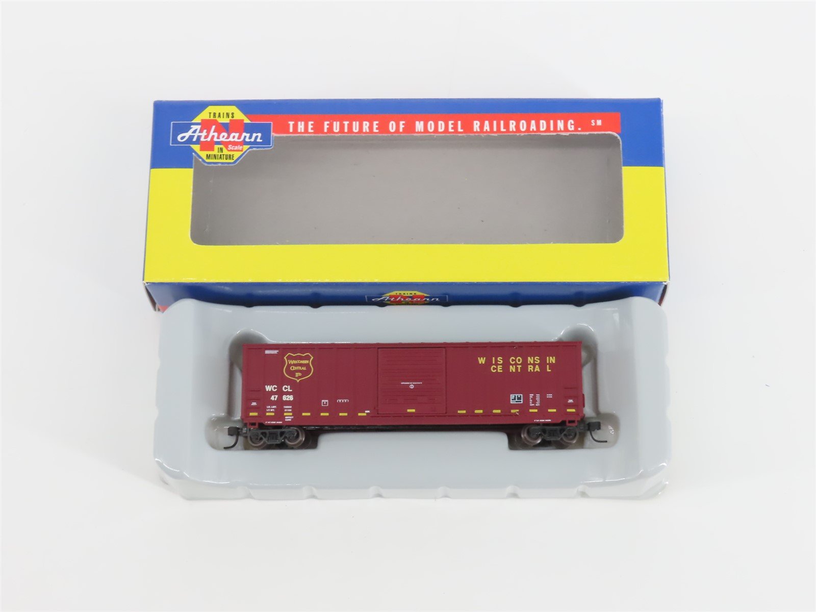 N Scale Athearn 10942 WCCL Wisconsin Central 50' Single Door Box Car #47626