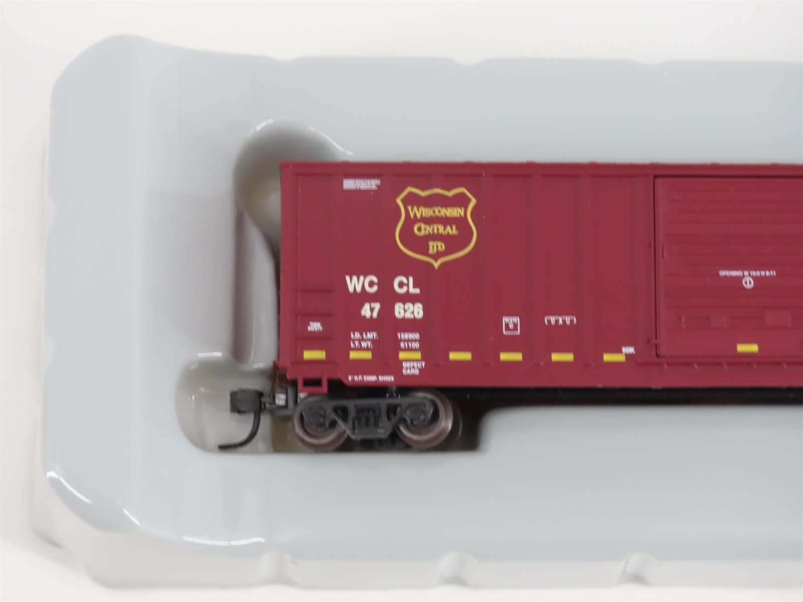 N Scale Athearn 10942 WCCL Wisconsin Central 50' Single Door Box Car #47626