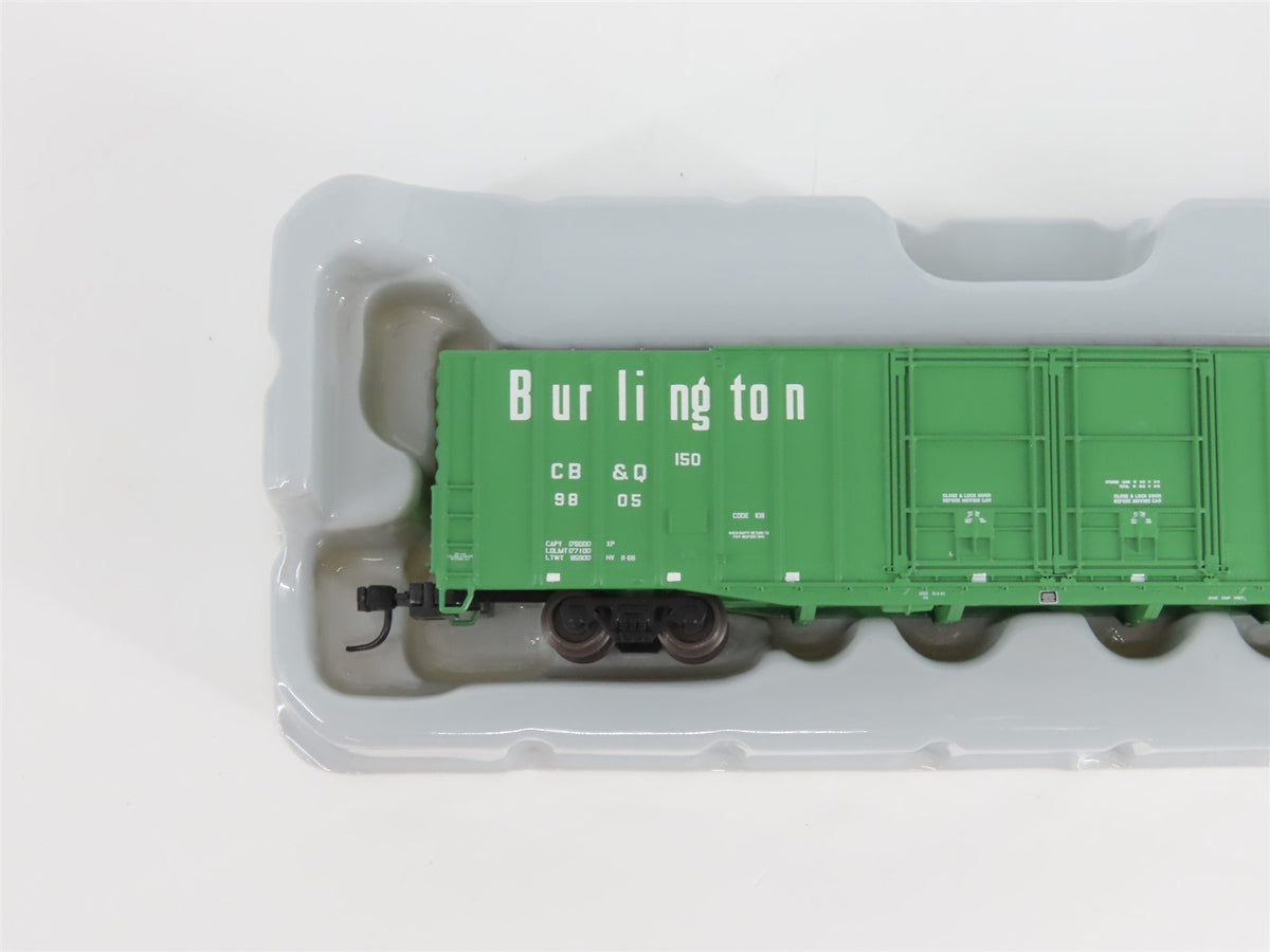 N Scale Athearn 10779 CB&amp;Q Burlington Route 60&#39; Auto Parts Box Car #9805