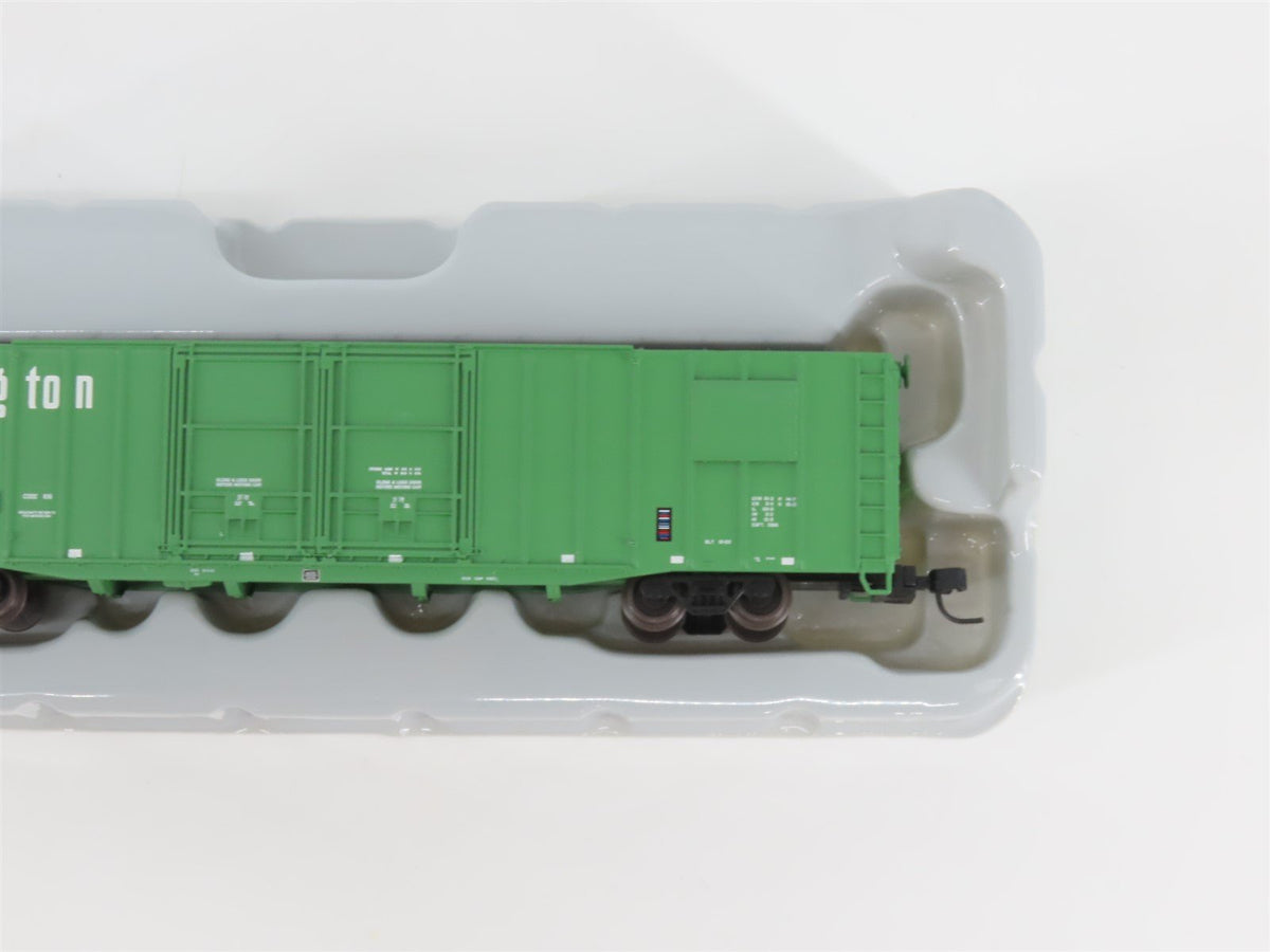 N Scale Athearn 10779 CB&amp;Q Burlington Route 60&#39; Auto Parts Box Car #9805