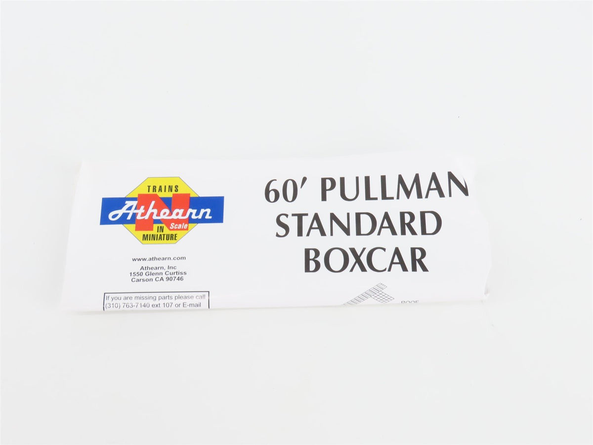 N Scale Athearn 10779 CB&amp;Q Burlington Route 60&#39; Auto Parts Box Car #9805