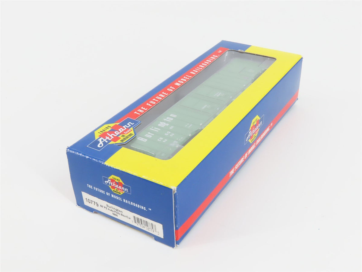 N Scale Athearn 10779 CB&amp;Q Burlington Route 60&#39; Auto Parts Box Car #9805