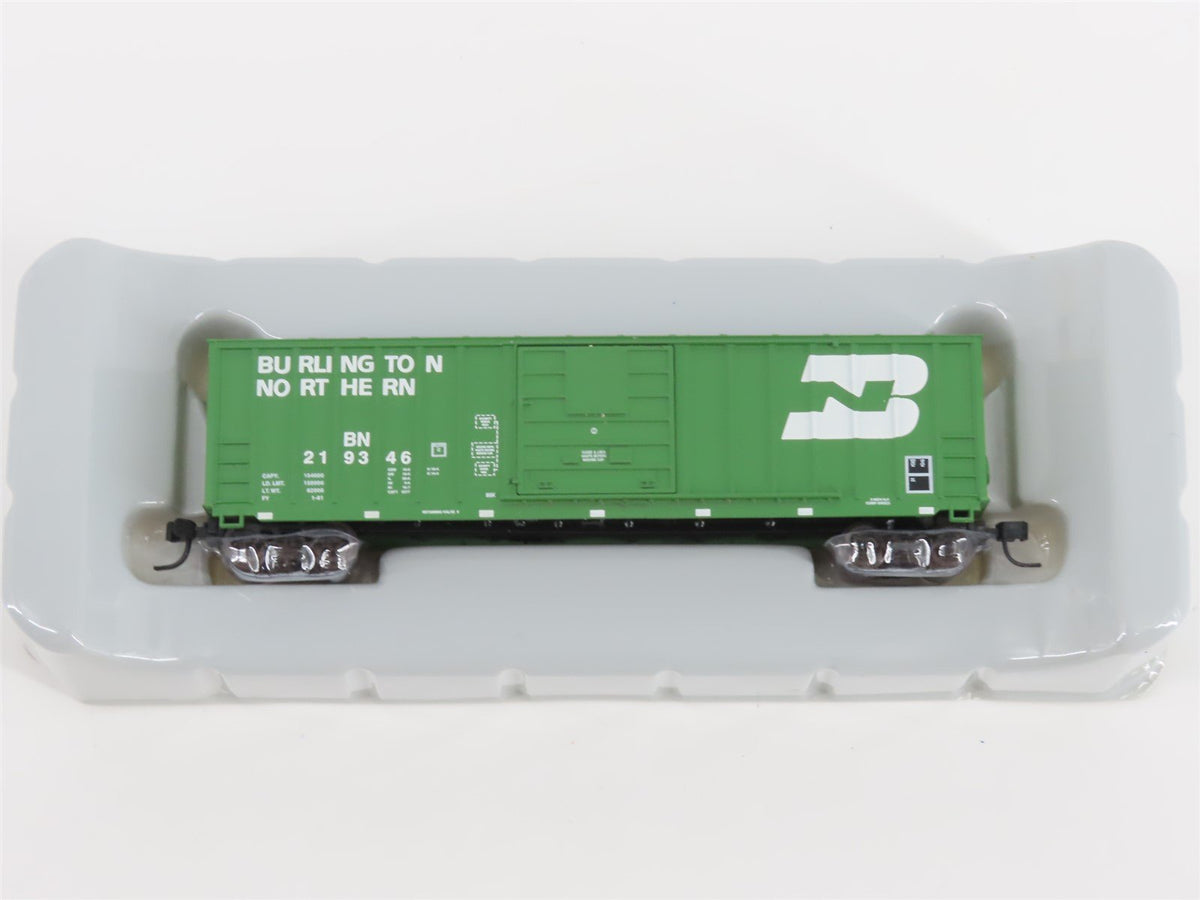 N Scale Athearn 10943 BN Burlington Northern 50&#39; Single Door Box Car #219346