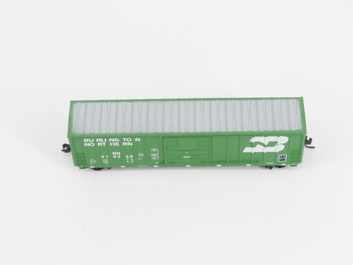 N Scale Athearn 10943 BN Burlington Northern 50&#39; Single Door Box Car #219346