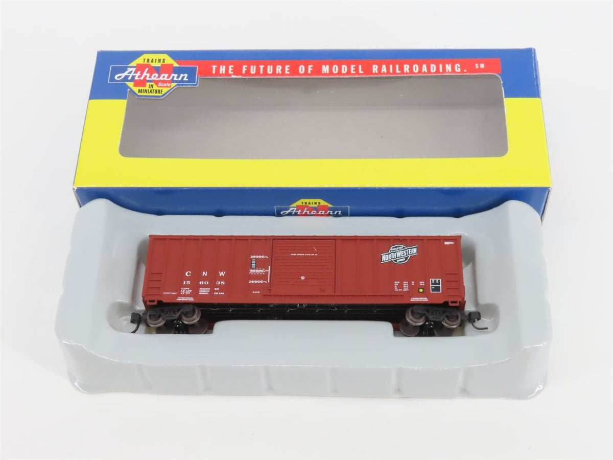 N Scale Athearn 10934 CNW Chicago &amp; North Western 50&#39; Box Car #156038