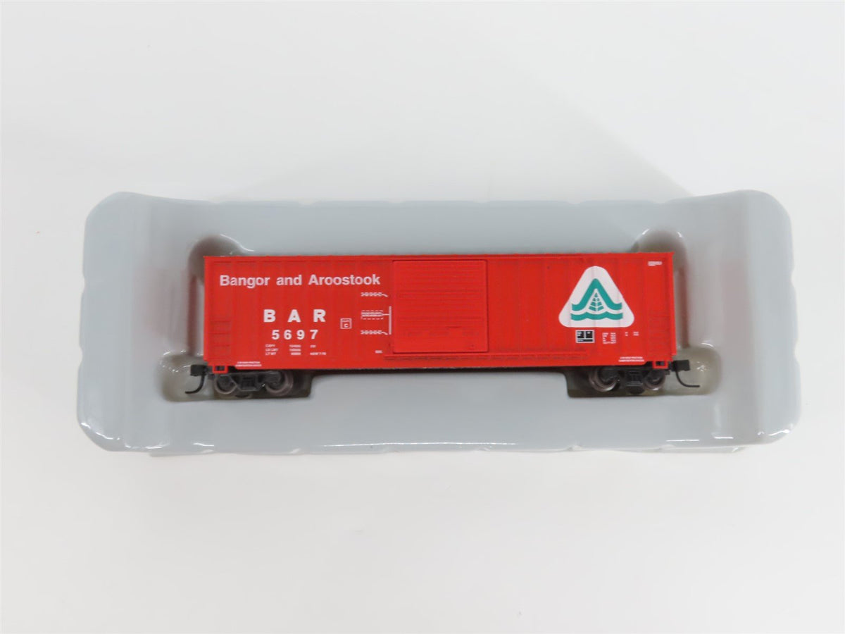 N Scale Athearn 10931 BAR Bangor &amp; Aroostook 50&#39; Single Door Box Car #5697