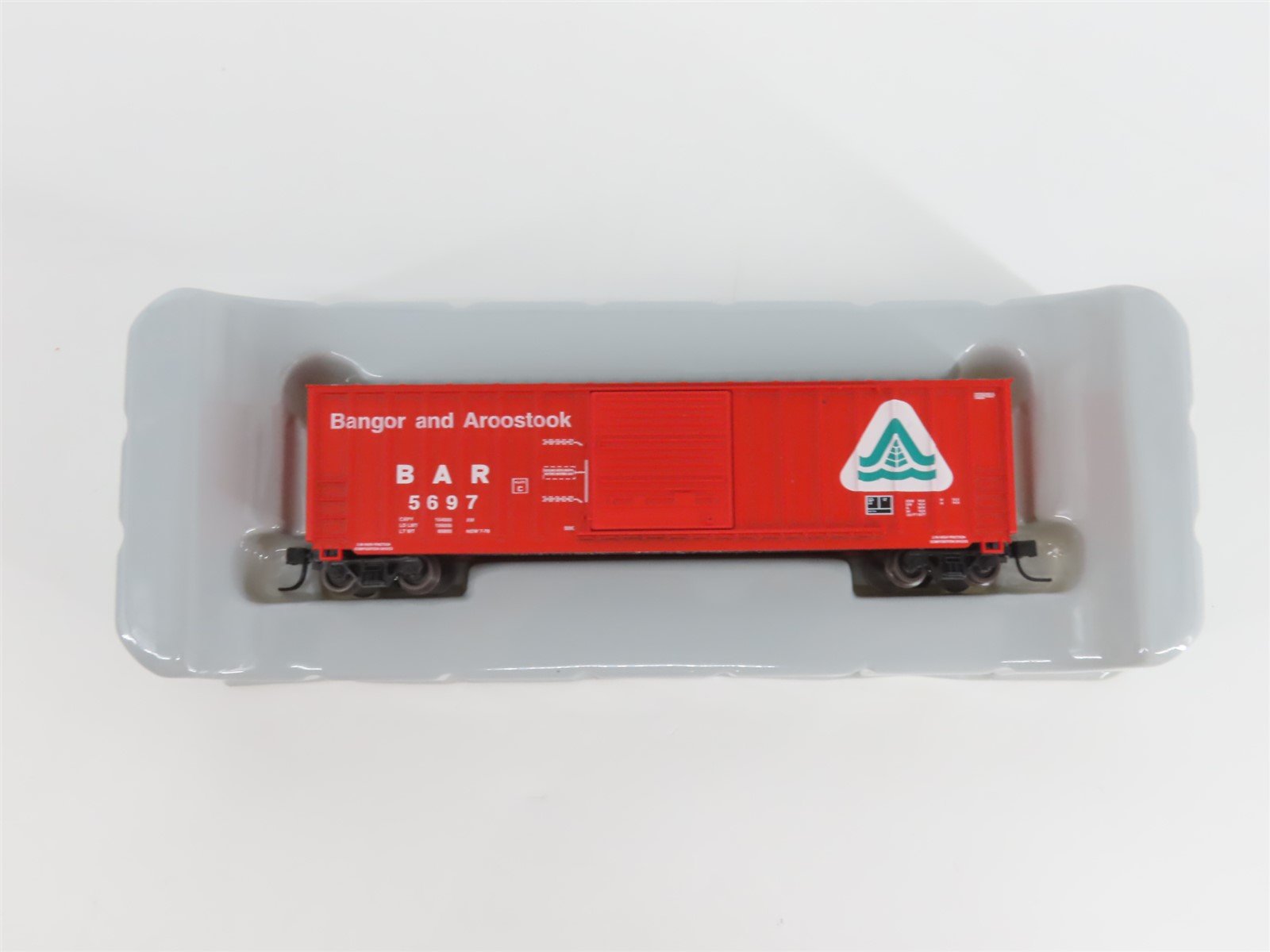 N Scale Athearn 10931 BAR Bangor & Aroostook 50' Single Door Box Car #5697