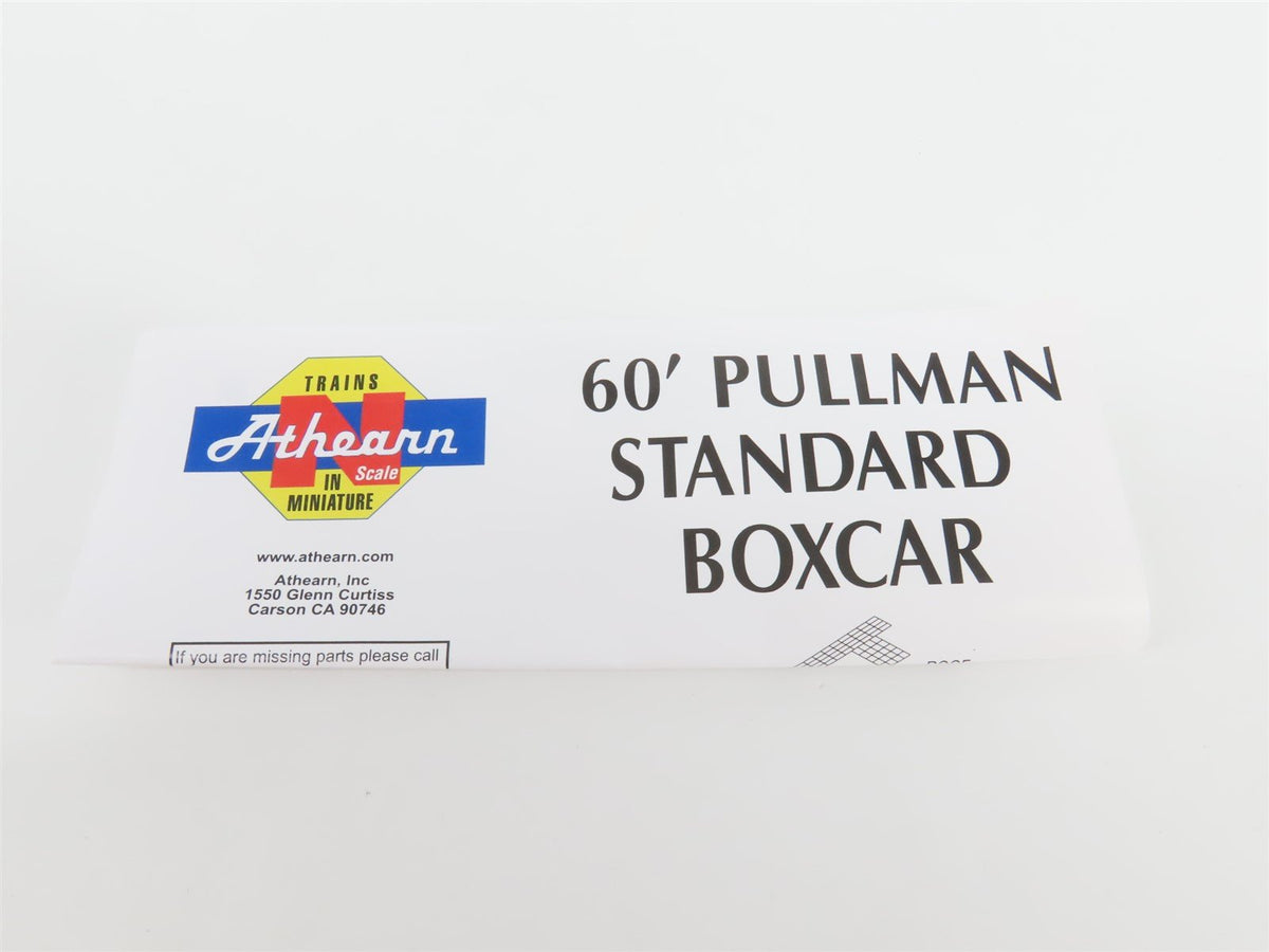 N Scale Athearn 10785 SL-SF Frisco Railroad 60&#39; Auto Parts Box Car #9024