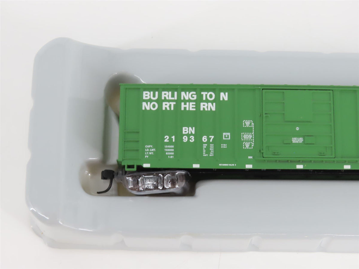 N Scale Athearn 10944 BN Burlington Northern 50&#39; Single Door Box Car #219367
