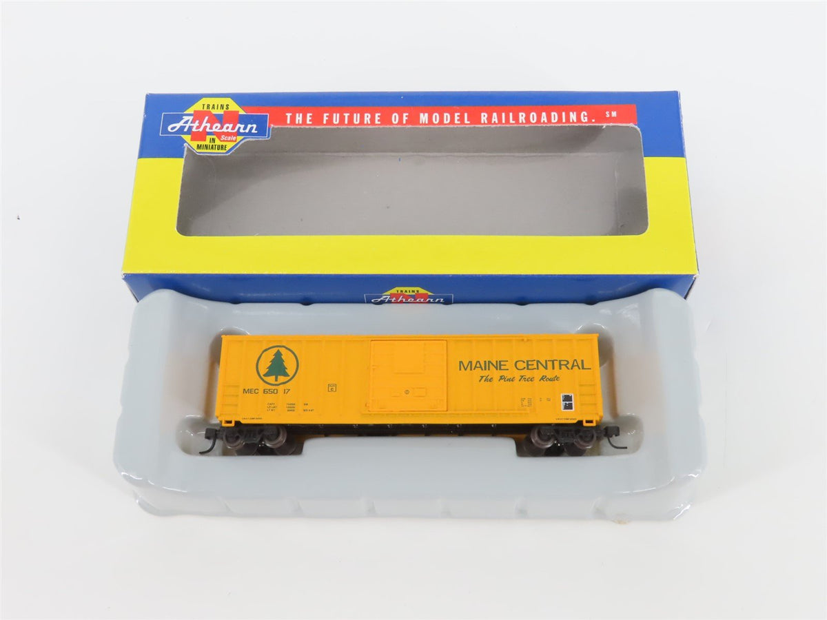 N Scale Athearn 10938 MEC Maine Central Pine Tree Route 60&#39; Box Car #65017