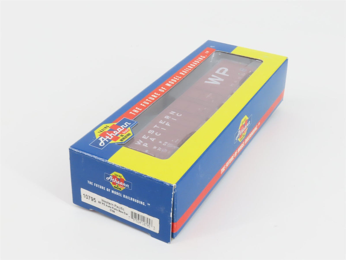 N Scale Athearn 10795 WP Western Pacific Railroad 60&#39; Auto Parts Box Car #3709