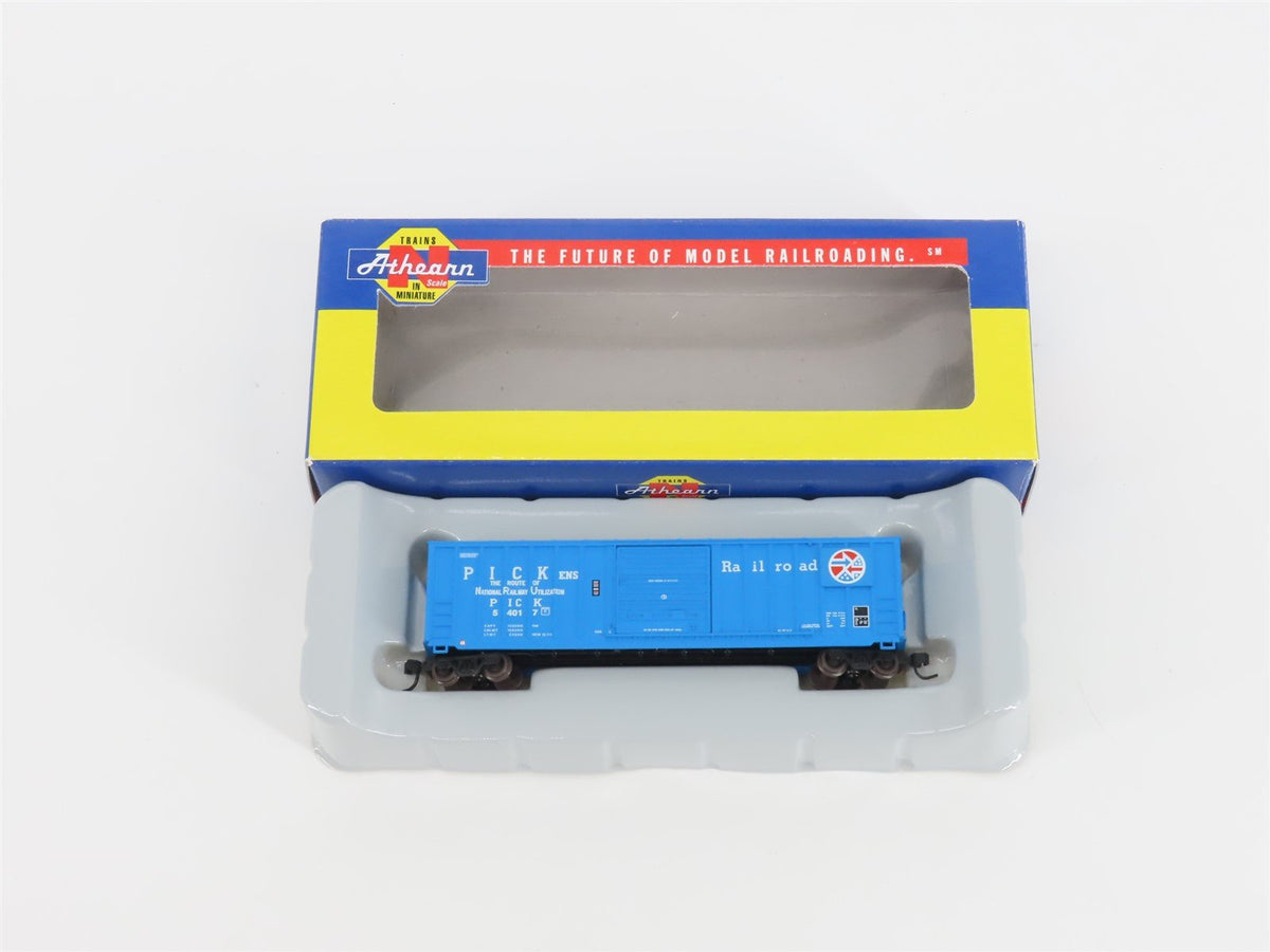 N Scale Athearn 10940 PICK Pickens Railroad 50&#39; Single Door Box Car #54017