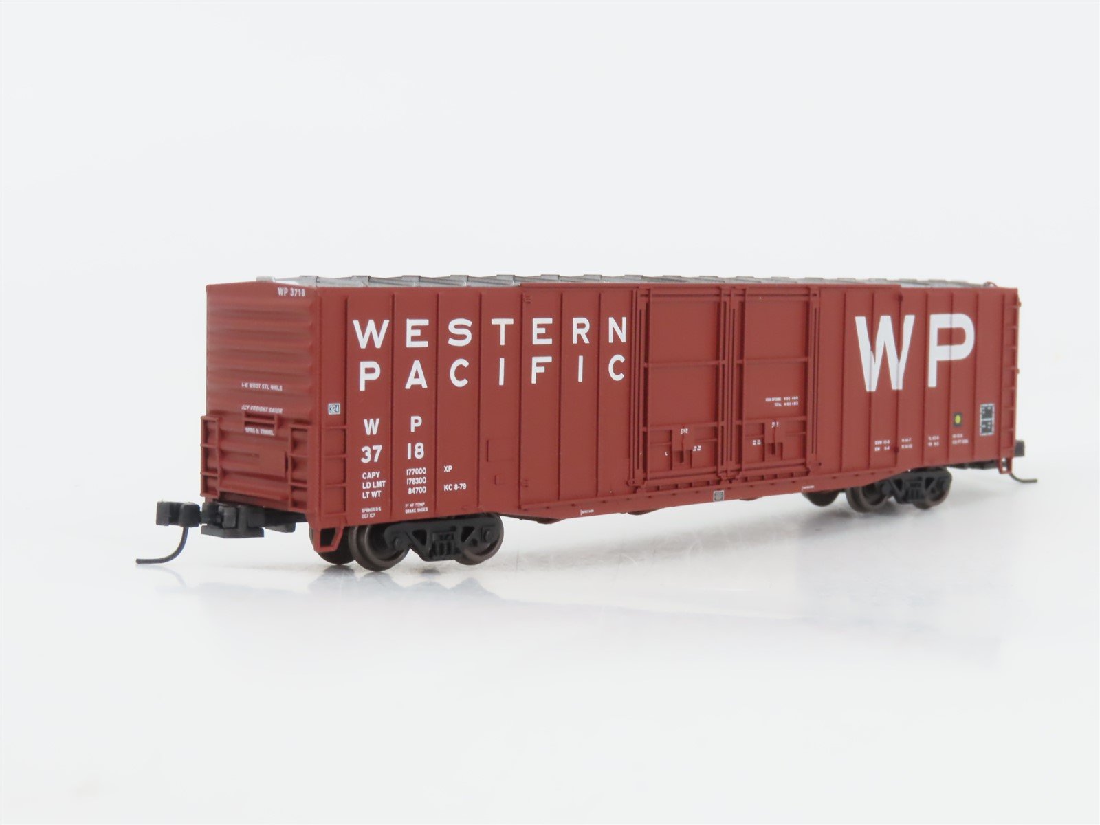 N Scale Athearn 10794 WP Western Pacific Railroad 60' Auto Parts Box Car #3718