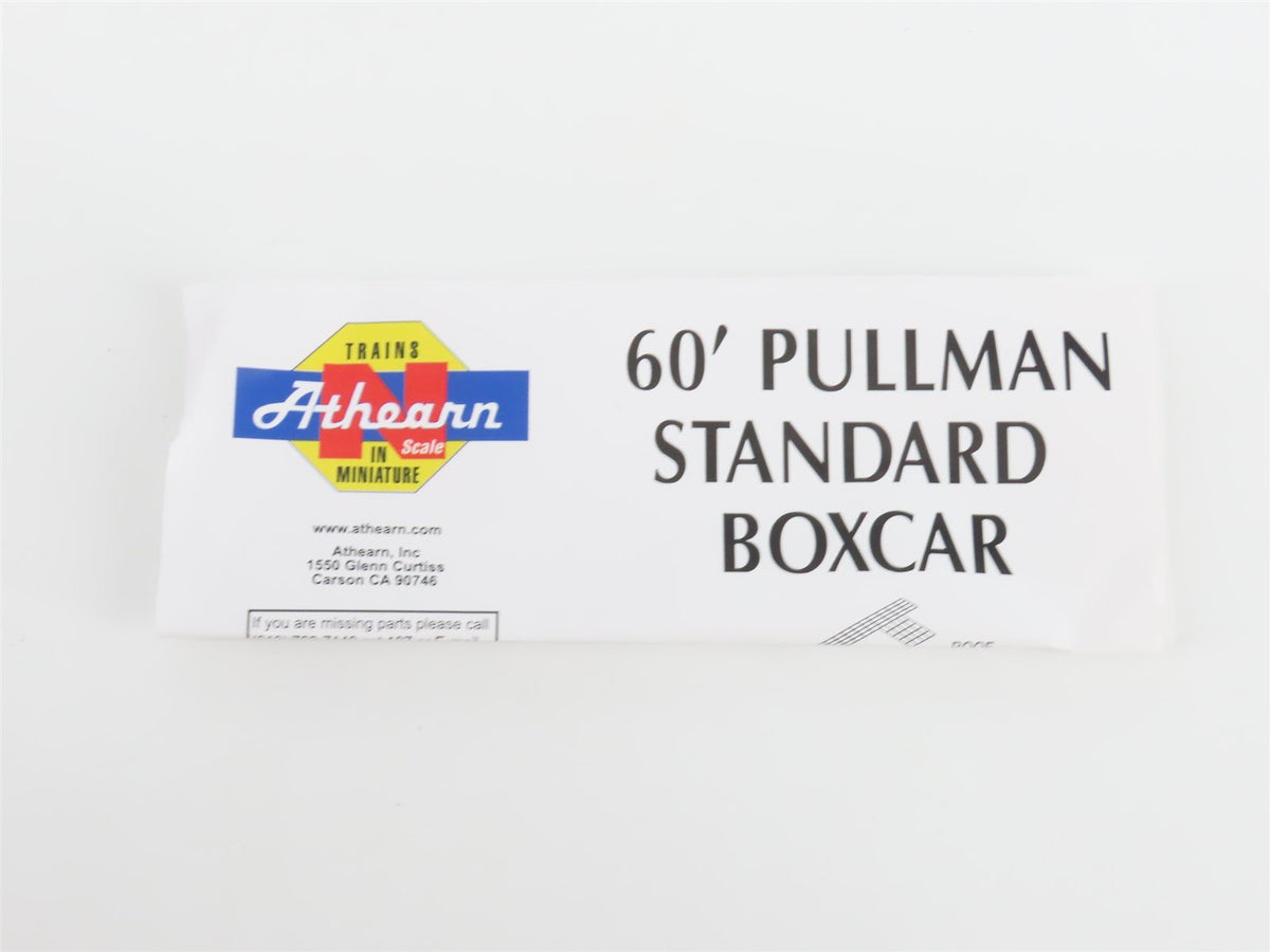 N Scale Athearn 10794 WP Western Pacific Railroad 60&#39; Auto Parts Box Car #3718