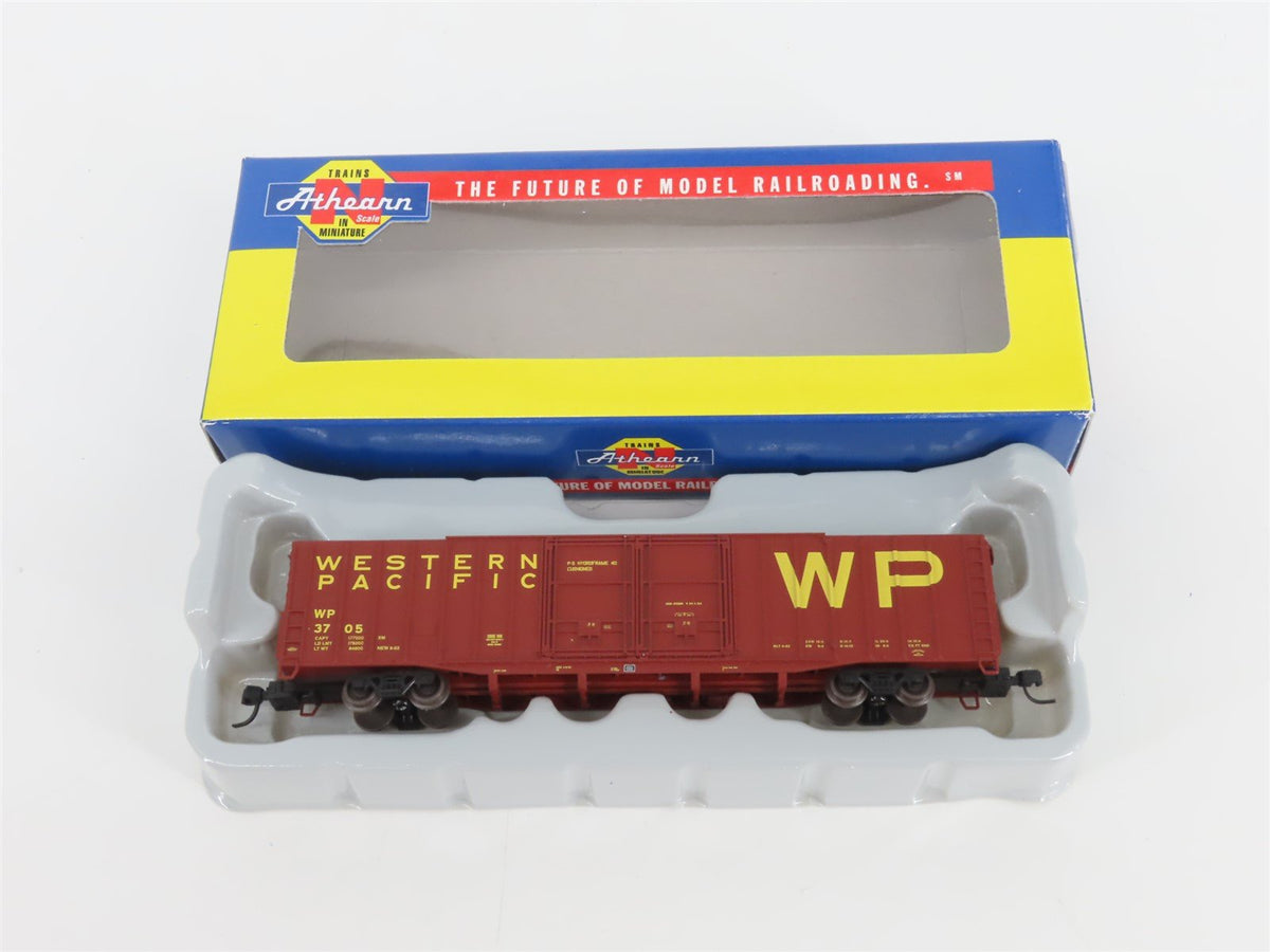 N Scale Athearn 10777 WP Western Pacific Railroad 60&#39; Auto Parts Box Car #3705