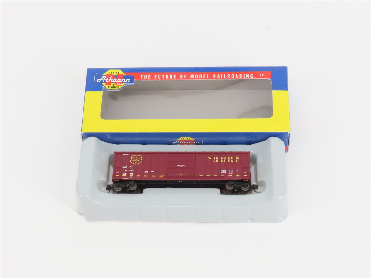 N Scale Athearn 10941 WCCL Wisconsin Central 50&#39; Single Door Box Car #47654