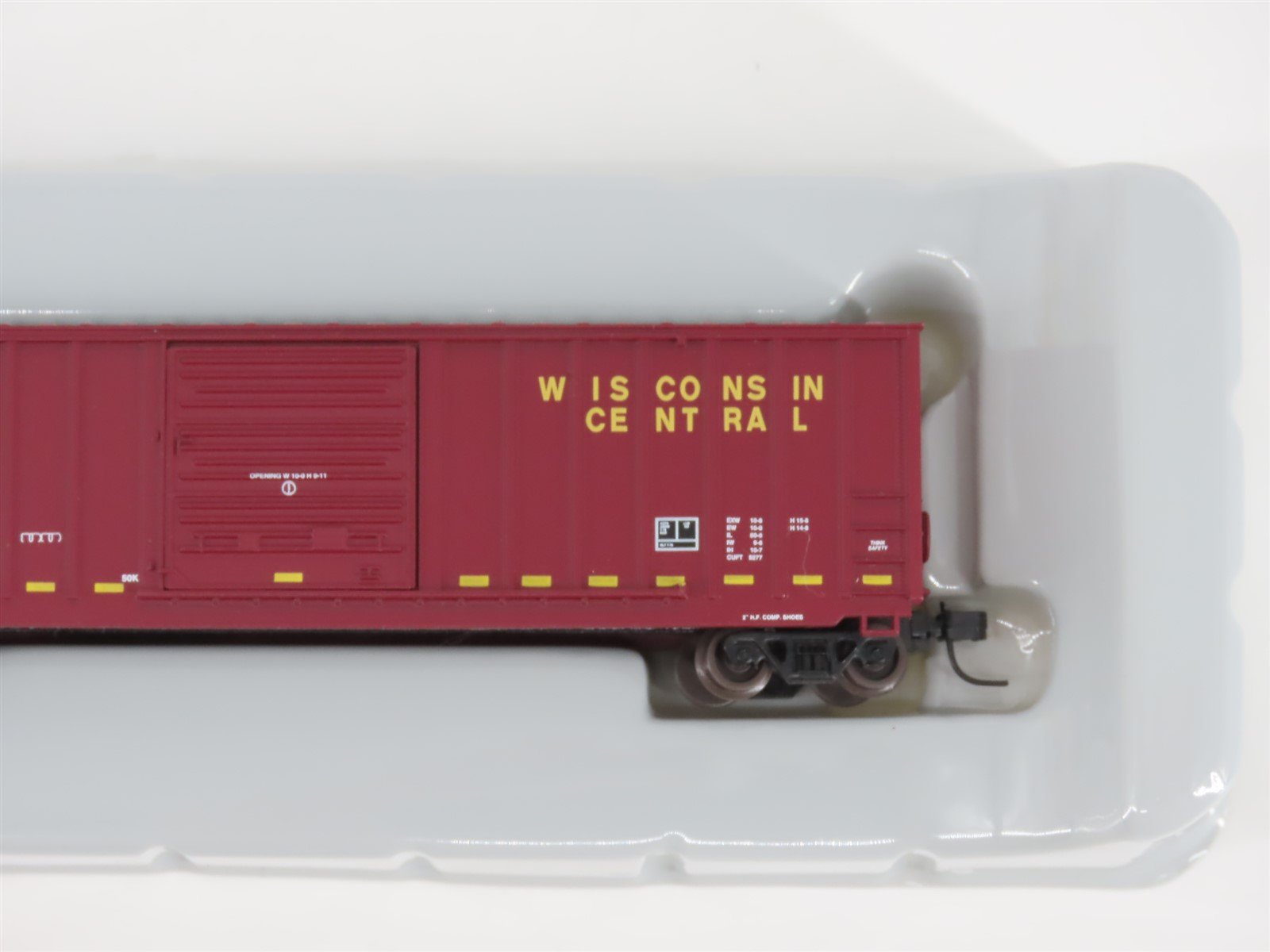 N Scale Athearn 10941 WCCL Wisconsin Central 50' Single Door Box Car #47654
