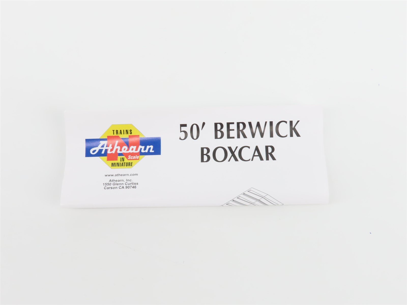 N Scale Athearn 10941 WCCL Wisconsin Central 50' Single Door Box Car #47654